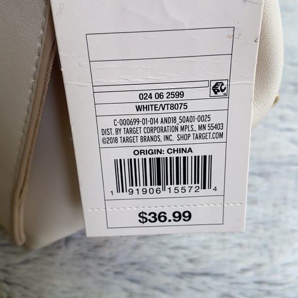 A New Day Faux Leather Pearl Shoulder Handbag - Picture 4 of 6